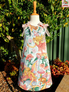 Vintage FAIRIES Dress SIZE 5.